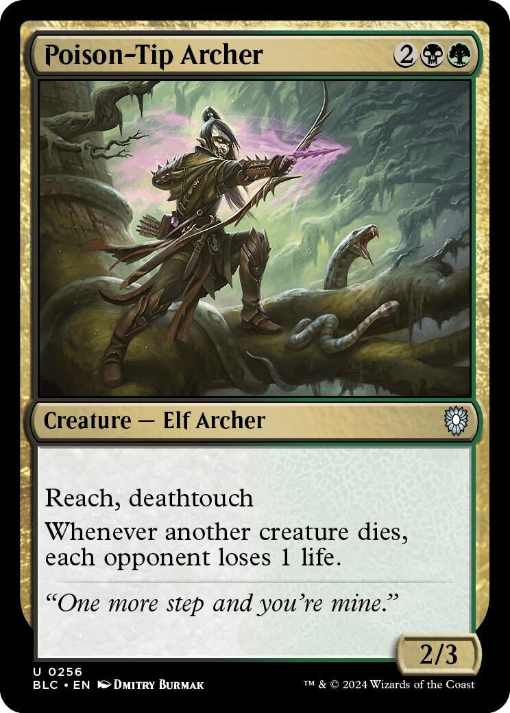 Poison-Tip Archer (256) (Commander: Bloomburrow)