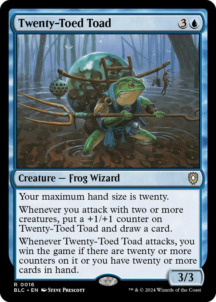 Twenty-Toed Toad (16) (Commander: Bloomburrow)