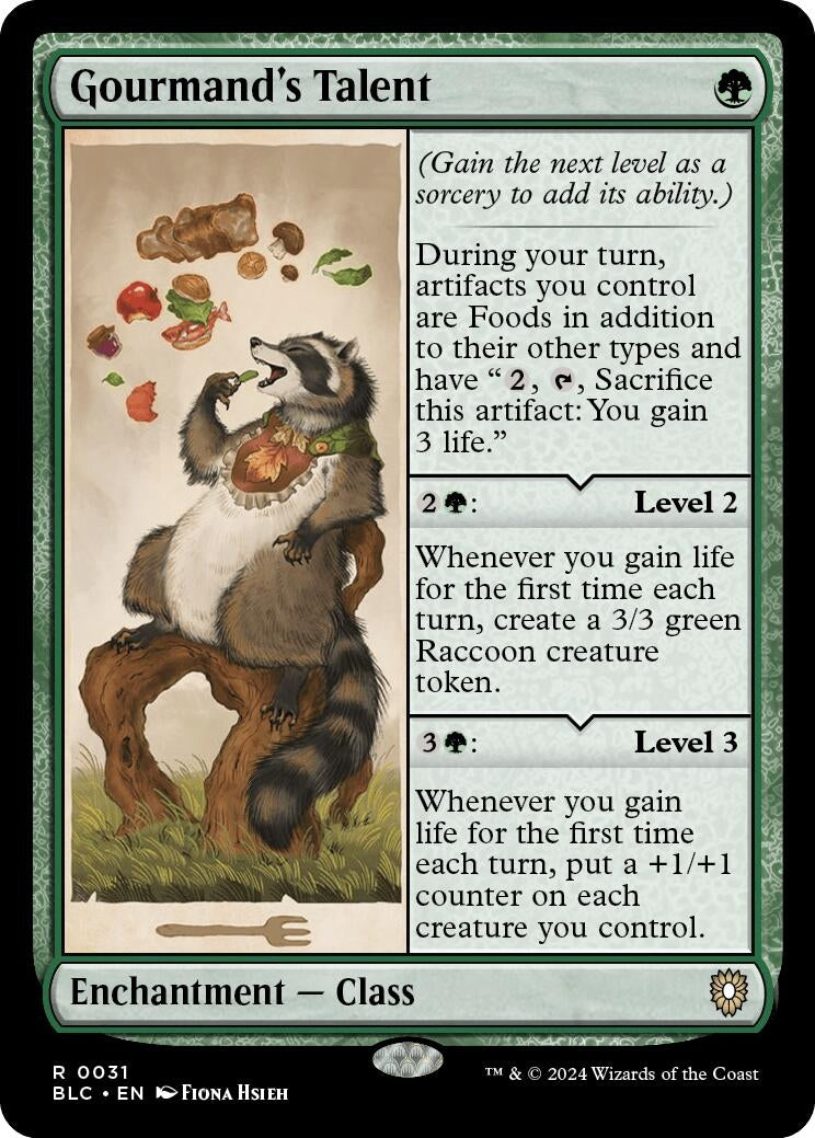 Gourmand's Talent (31) (Commander: Bloomburrow)