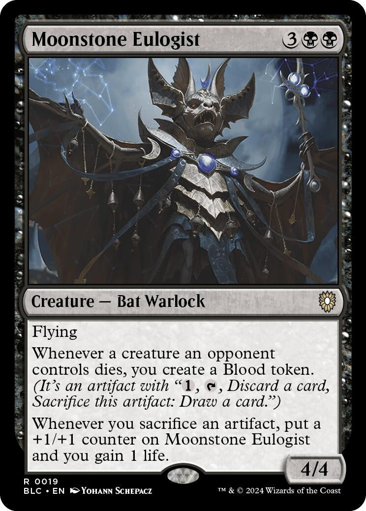 Moonstone Eulogist (19) (Commander: Bloomburrow)