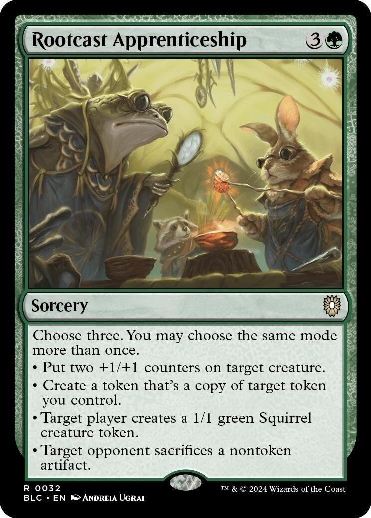 Rootcast Apprenticeship (32) (Commander: Bloomburrow)