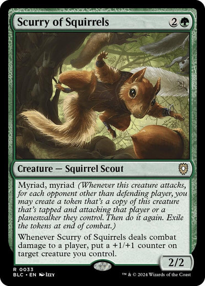 Scurry of Squirrels (33) (Commander: Bloomburrow)