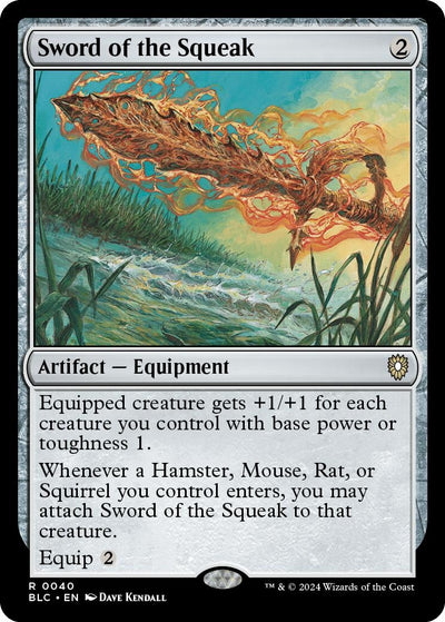 Sword of the Squeak (40) (Commander: Bloomburrow)
