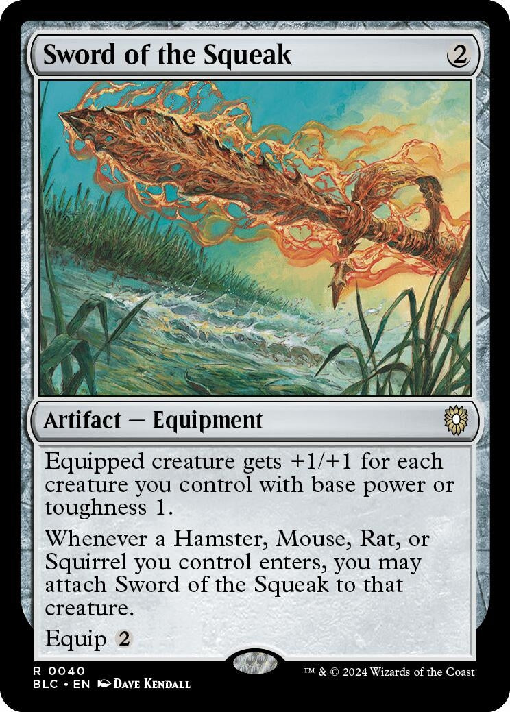 Sword of the Squeak (40) (Commander: Bloomburrow)