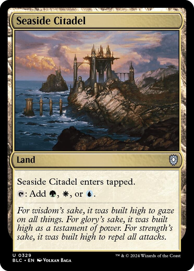 Seaside Citadel (329) (Commander: Bloomburrow)