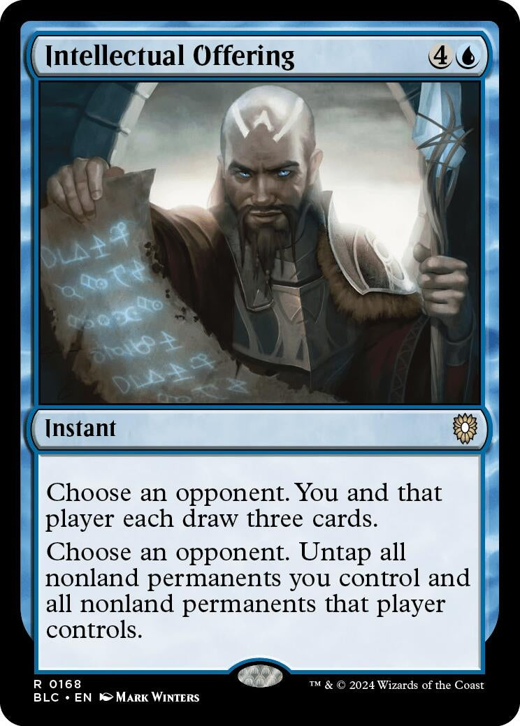 Intellectual Offering (168) (Commander: Bloomburrow)