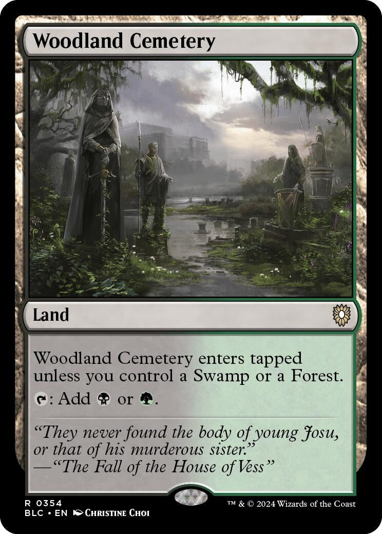 Woodland Cemetery (354) (Commander: Bloomburrow)