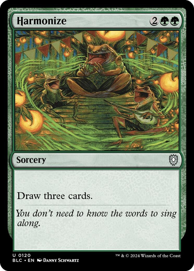 Harmonize (120) (Commander: Bloomburrow)