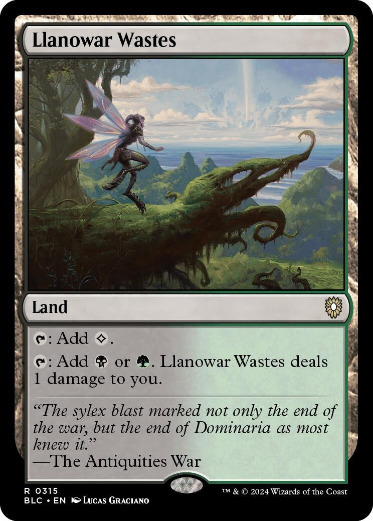 Llanowar Wastes (315) (Commander: Bloomburrow)