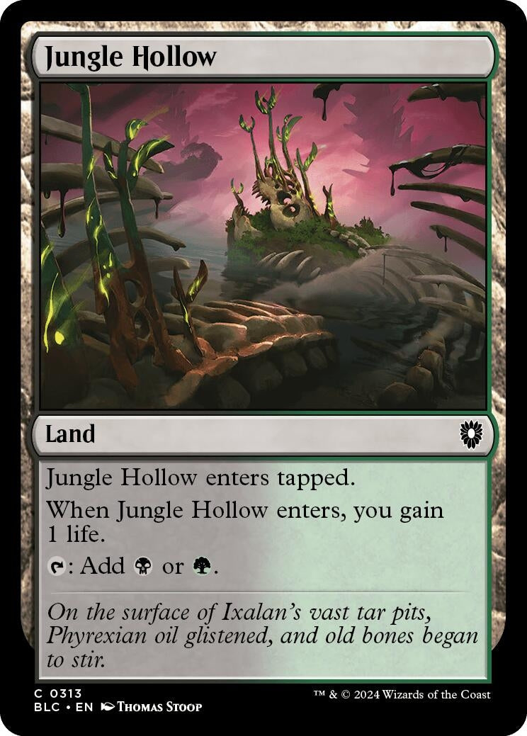 Jungle Hollow (313) (Commander: Bloomburrow)