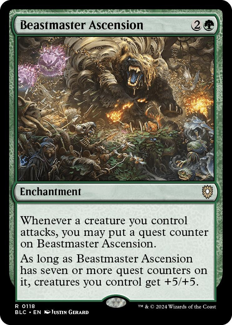 Beastmaster Ascension (118) (Commander: Bloomburrow) (BLC)