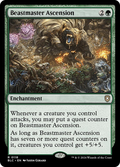 Beastmaster Ascension (118) (Commander: Bloomburrow) (BLC)