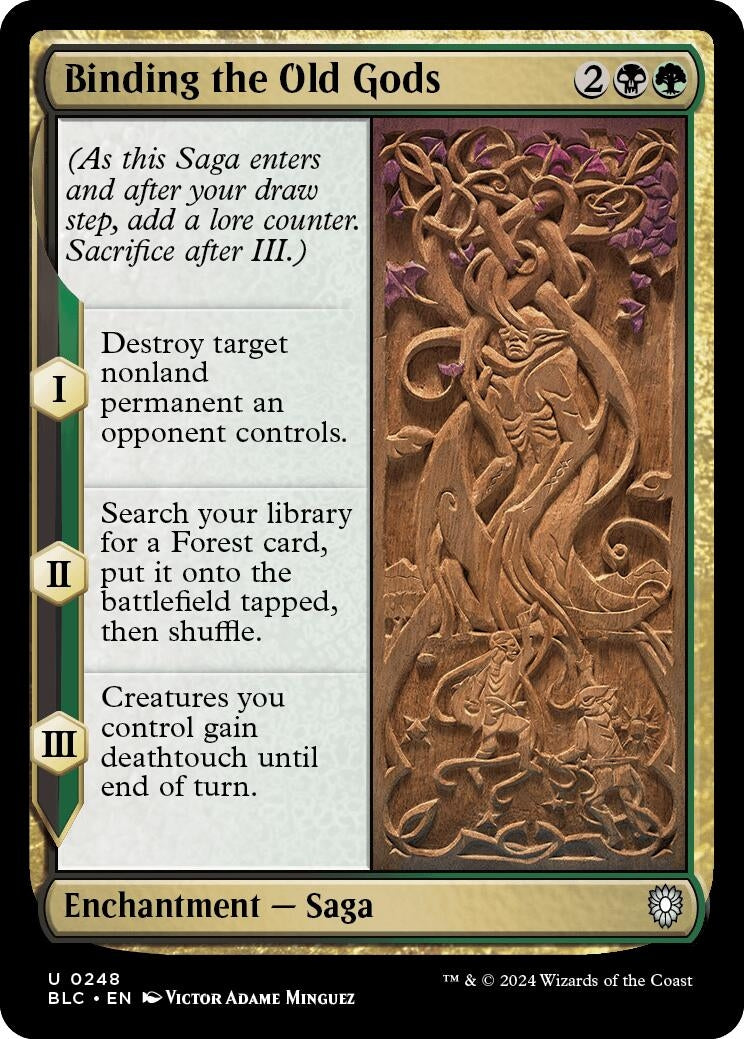 Binding the Old Gods (248) (Commander: Bloomburrow)