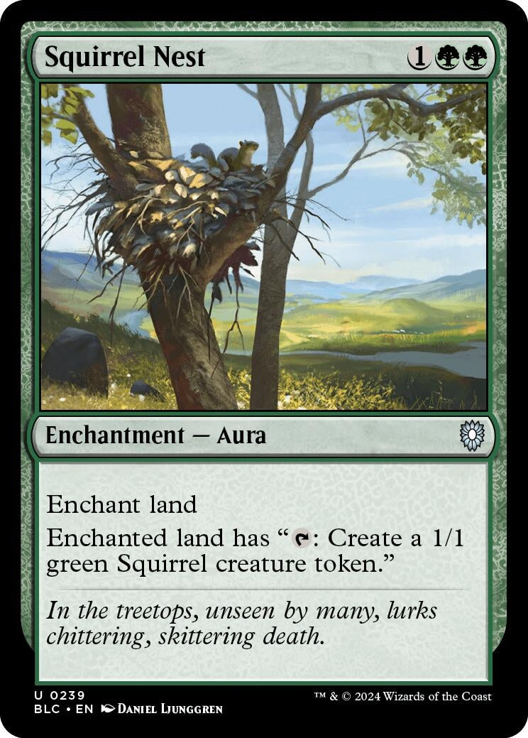Squirrel Nest (239) (Commander: Bloomburrow)