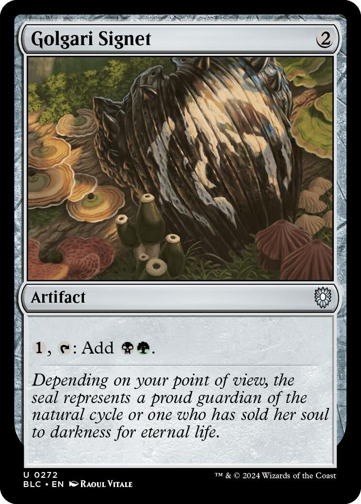 Golgari Signet (272) (Commander: Bloomburrow)