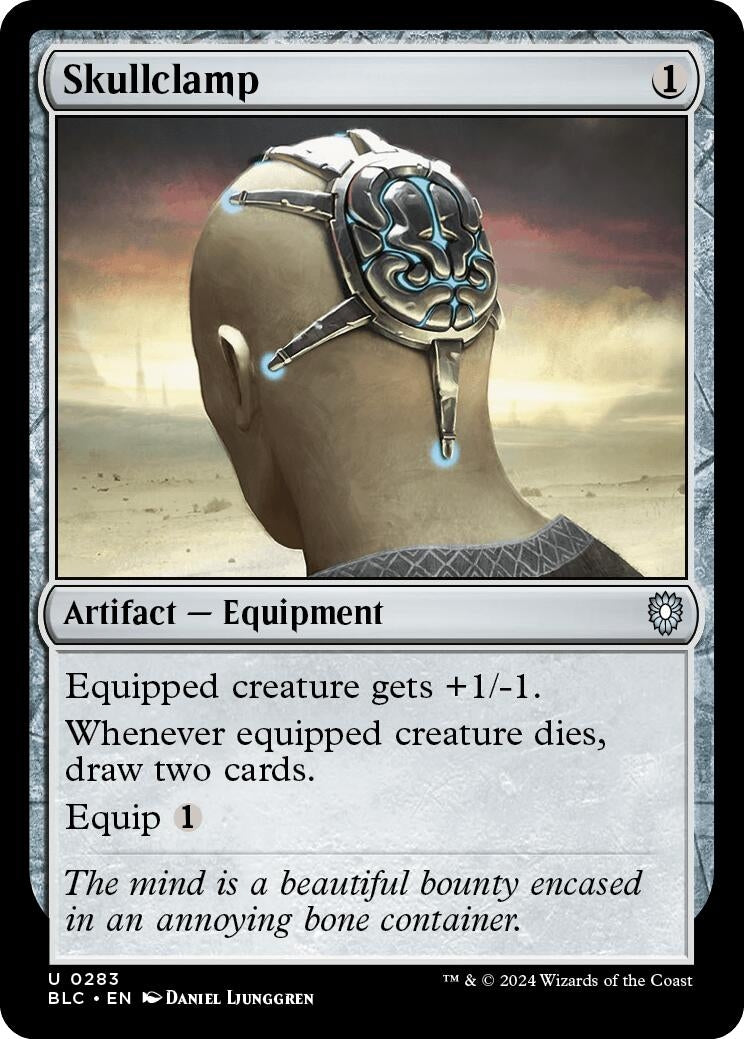Skullclamp (283) (Commander: Bloomburrow)