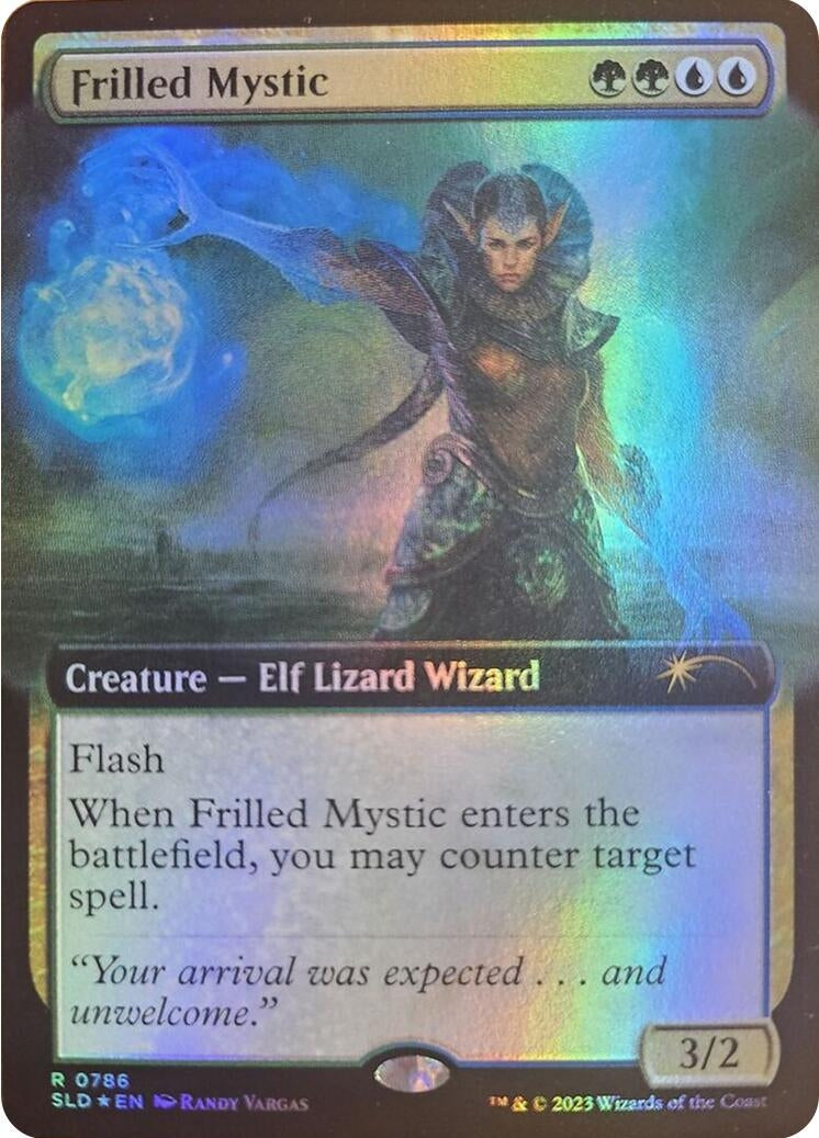 Frilled Mystic (Extended Art) (786) (Secret Lair Drop Series)