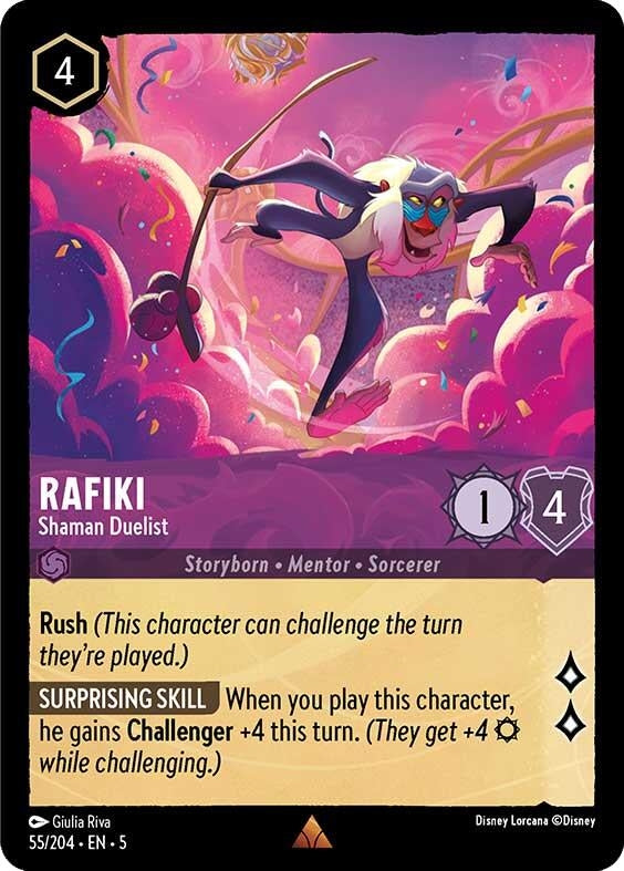 Rafiki - Shaman Duelist (55/204) (Shimmering Skies)