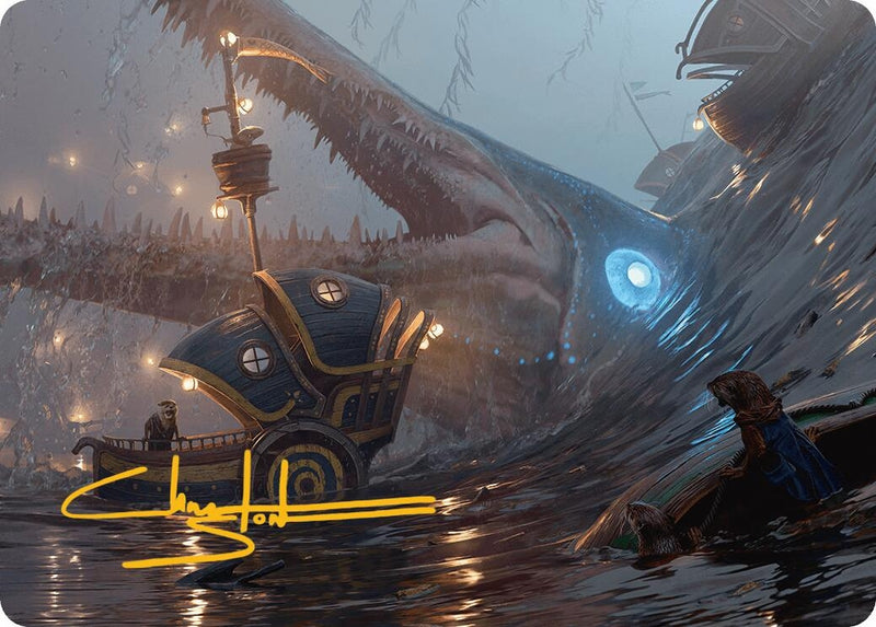 Eluge, the Shoreless Sea Art Card (Gold-Stamped Signature) (6) (Art Series: Bloomburrow)