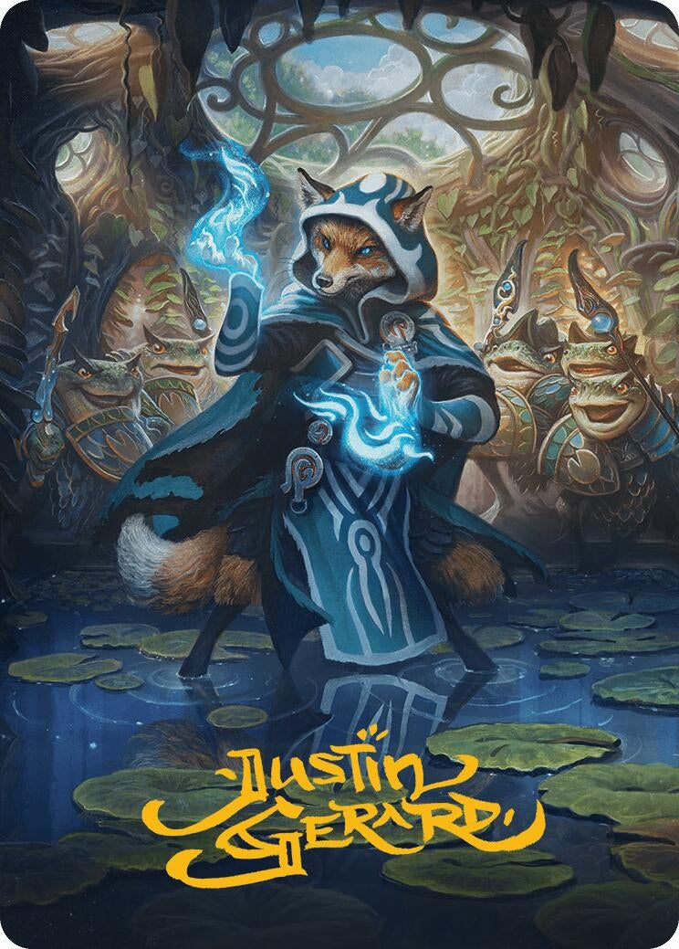 Jace, the Mind Sculptor Art Card (Gold-Stamped Signature) (49) (Art Series: Bloomburrow)