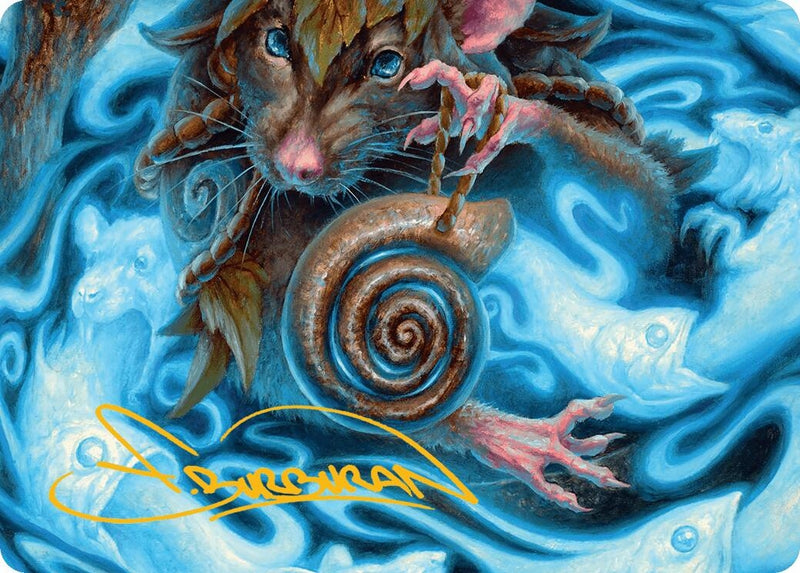 Mind Spiral Art Card (Gold-Stamped Signature) (8) (Art Series: Bloomburrow)