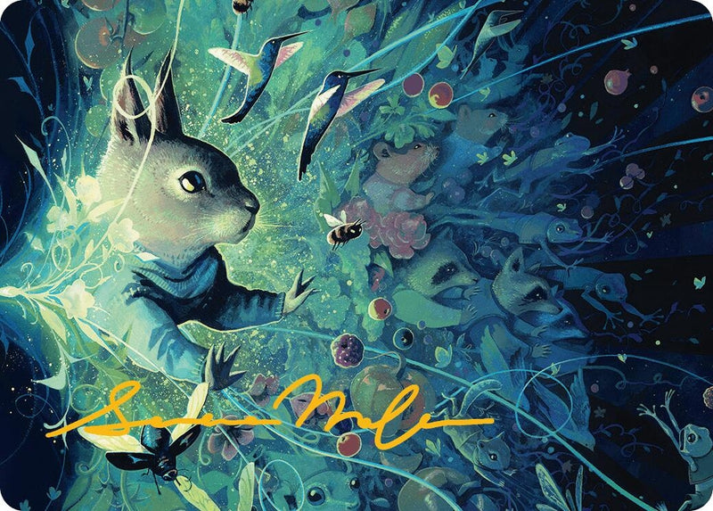 For the Common Good Art Card (22/54) (Gold-Stamped Signature) (22) (Art Series: Bloomburrow)