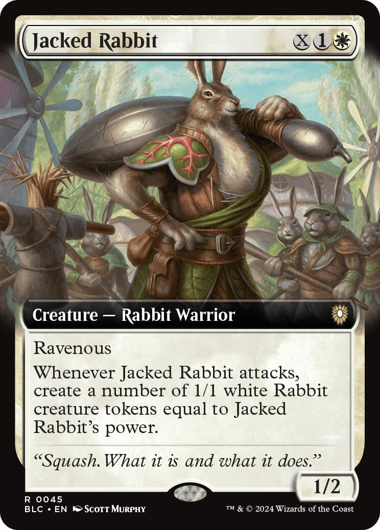 Jacked Rabbit (Extended Art) (45) (Commander: Bloomburrow)