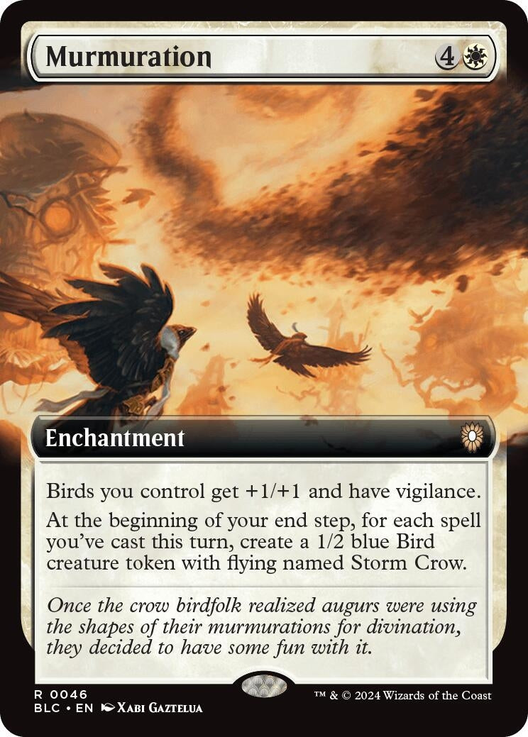 Murmuration (Extended Art) (46) (Commander: Bloomburrow)