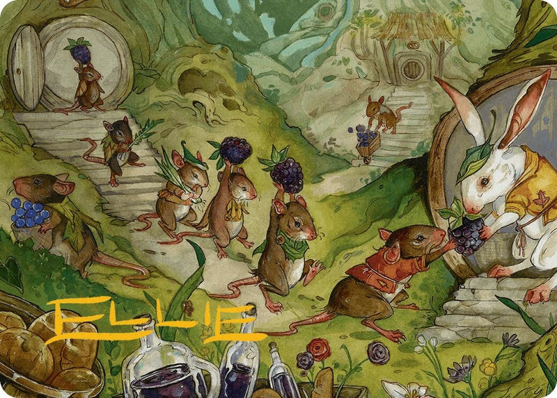 For the Common Good Art Card (43/54) (Gold-Stamped Signature) (43) (Art Series: Bloomburrow)