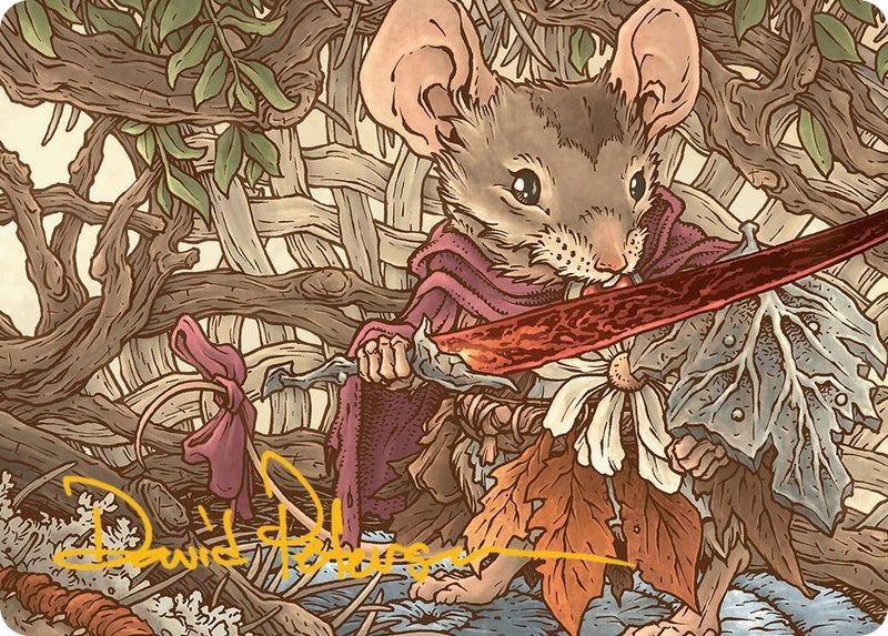 Mabel, Heir to Cragflame Art Card (Gold-Stamped Signature) (45) (Art Series: Bloomburrow)