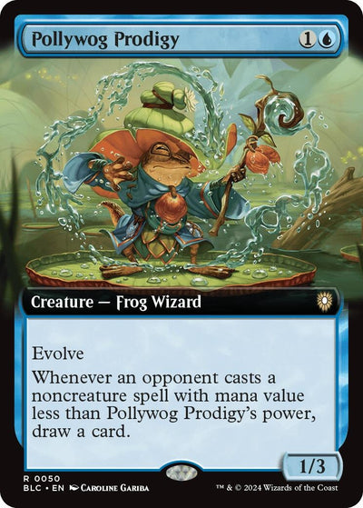 Pollywog Prodigy (Extended Art) (50) (Commander: Bloomburrow)