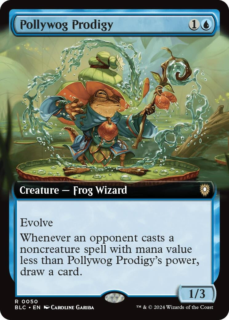 Pollywog Prodigy (Extended Art) (50) (Commander: Bloomburrow)