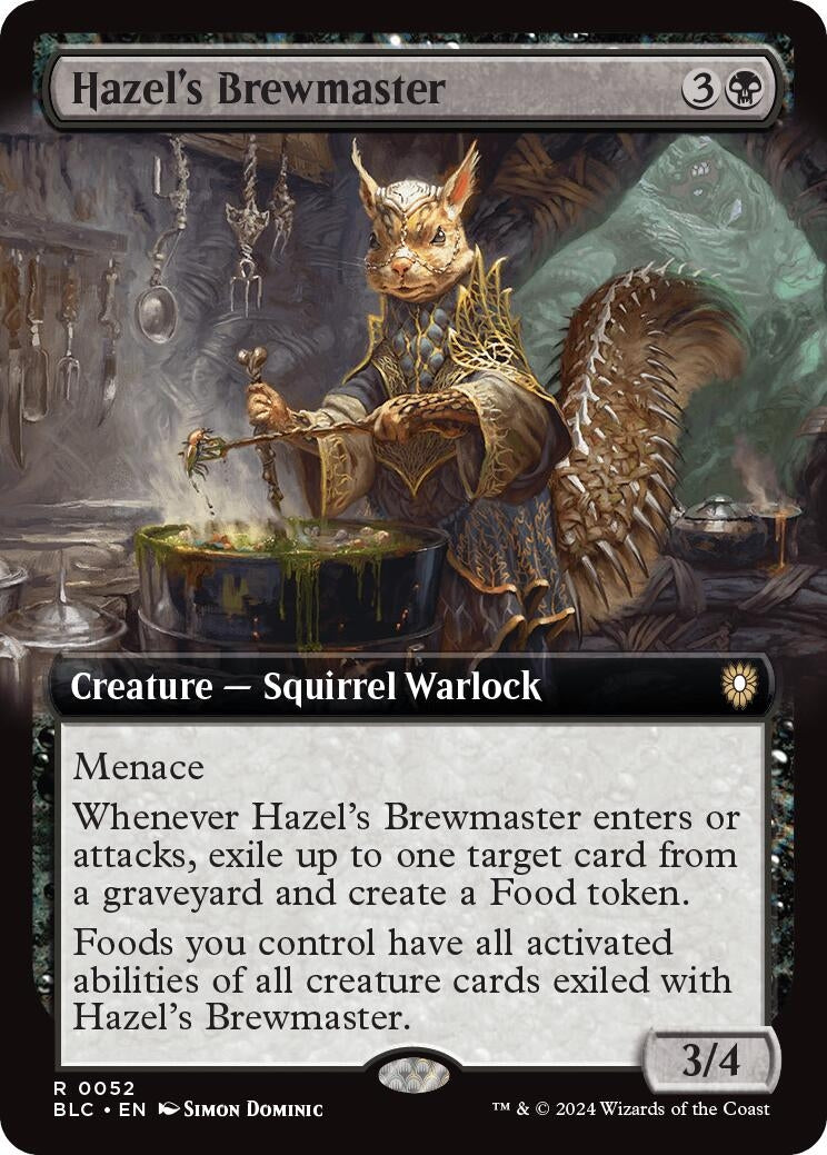 Hazel's Brewmaster (Extended Art) (52) (Commander: Bloomburrow)