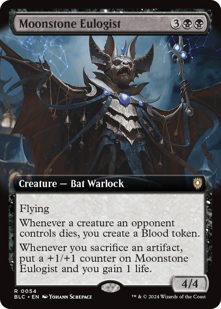 Moonstone Eulogist (Extended Art) (54) (Commander: Bloomburrow)