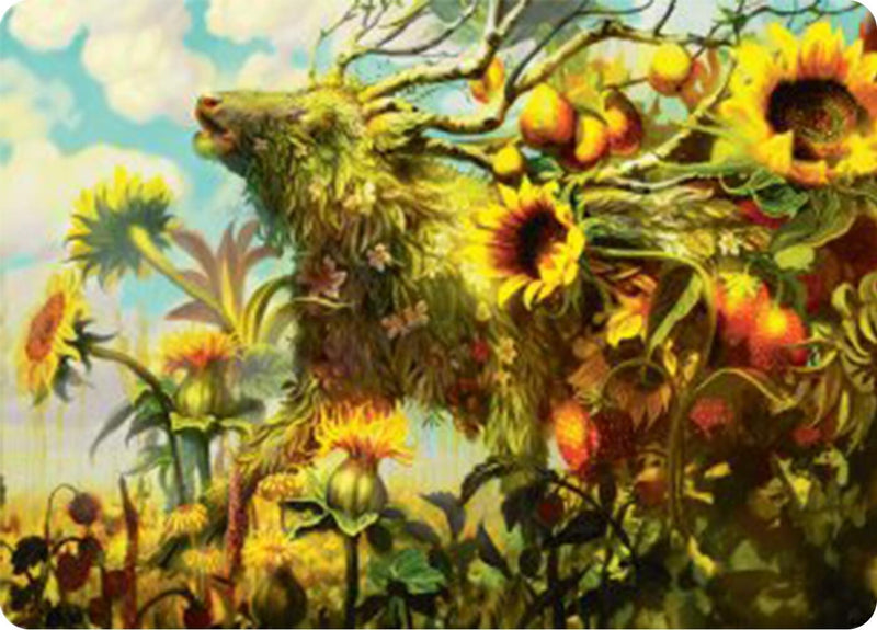 Beza, the Bounding Spring Art Card (1) (Art Series: Bloomburrow)