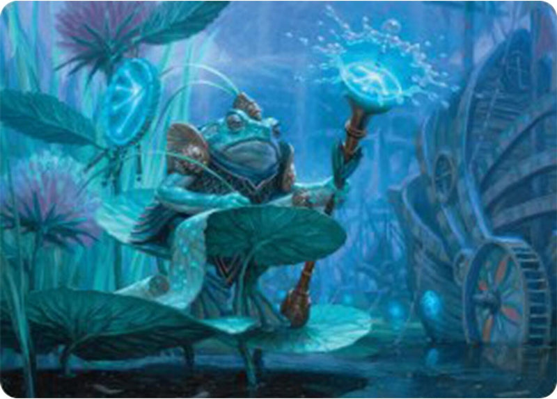 Dour Port-Mage Art Card (5) (Art Series: Bloomburrow)