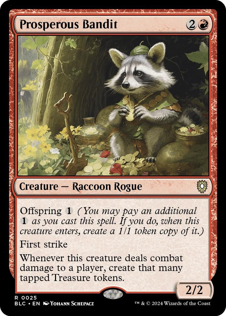 Prosperous Bandit (25) (Commander: Bloomburrow)