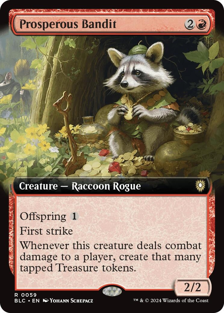 Prosperous Bandit (Extended Art) (59) (Commander: Bloomburrow)