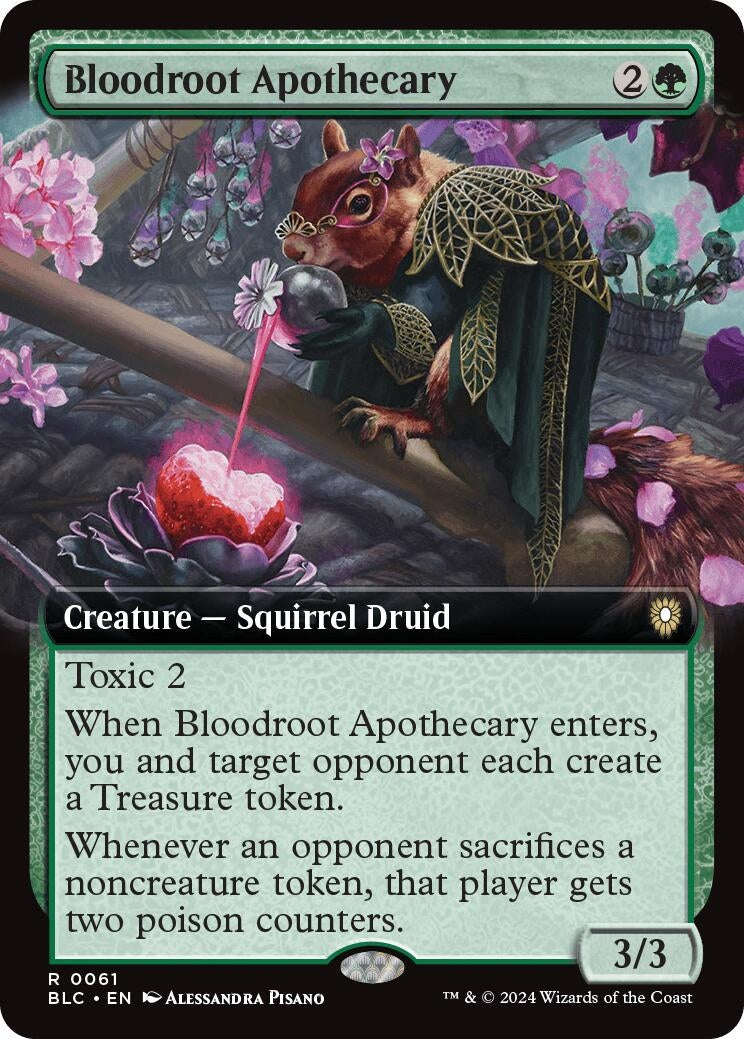 Bloodroot Apothecary (Extended Art) (61) (Commander: Bloomburrow)