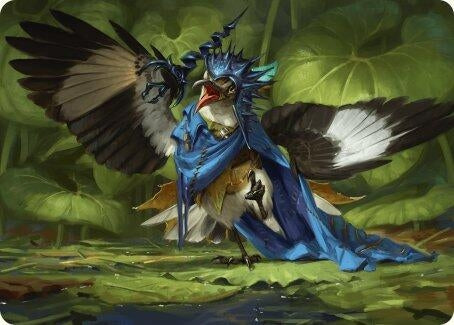 Mockingbird Art Card (9) (Art Series: Bloomburrow)