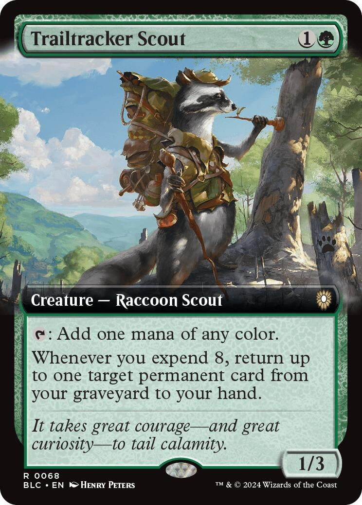 Image for Trailtracker Scout (Extended Art) (68) - Magic: The Gathering
