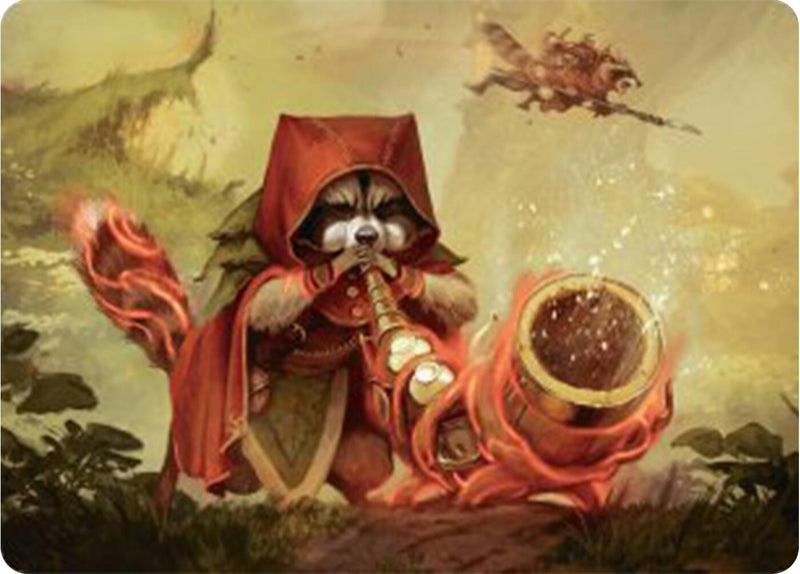Raccoon Rallier Art Card (20) (Art Series: Bloomburrow)