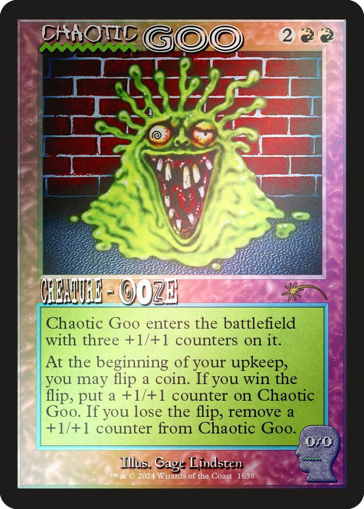 Chaotic Goo (Rainbow Foil) (1658) (Secret Lair Drop Series)