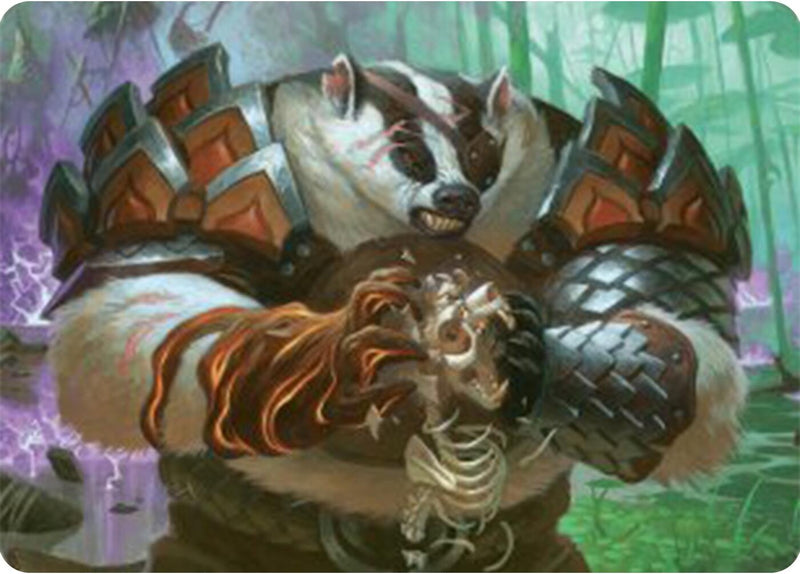 Hugs, Grisly Guardian Art Card (27) (Art Series: Bloomburrow)