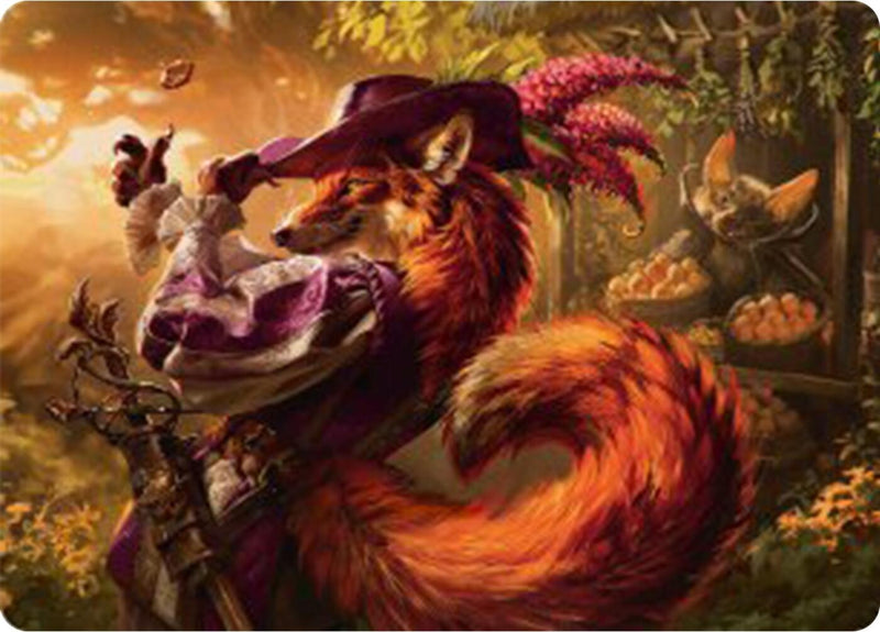 Mr. Foxglove Art Card (31) (Art Series: Bloomburrow)