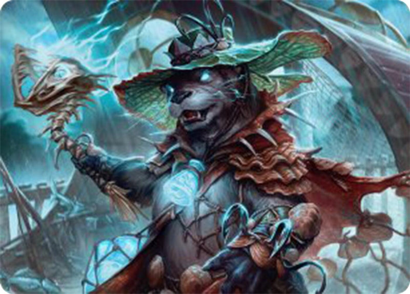 Tempest Angler Art Card (30) (Art Series: Bloomburrow)