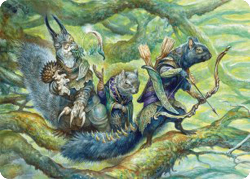 The Odd Acorn Gang Art Card (32) (Art Series: Bloomburrow)