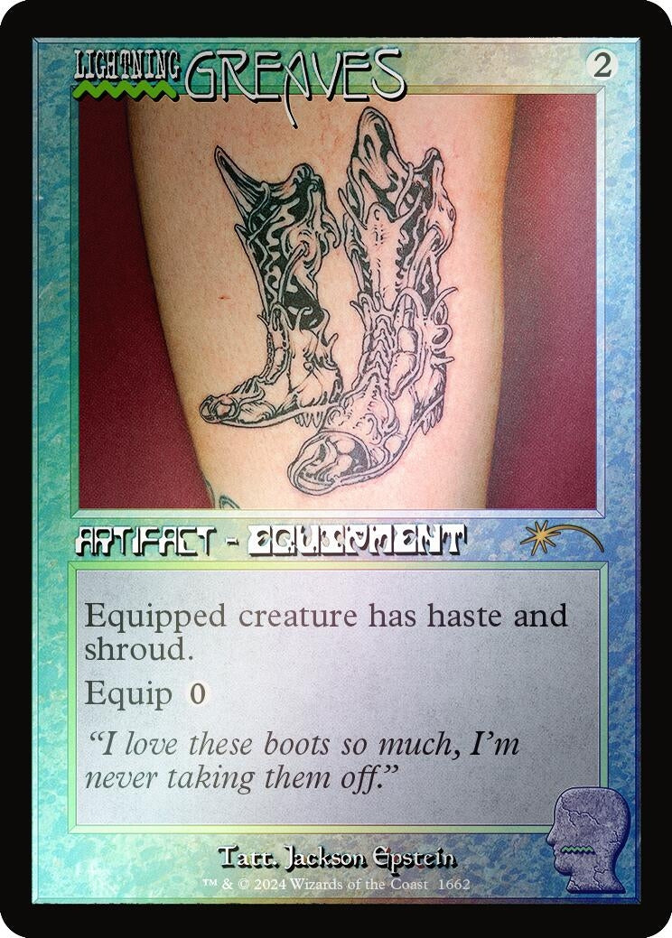 Lightning Greaves (1662) (Rainbow Foil) (1662) (Secret Lair Drop Series)