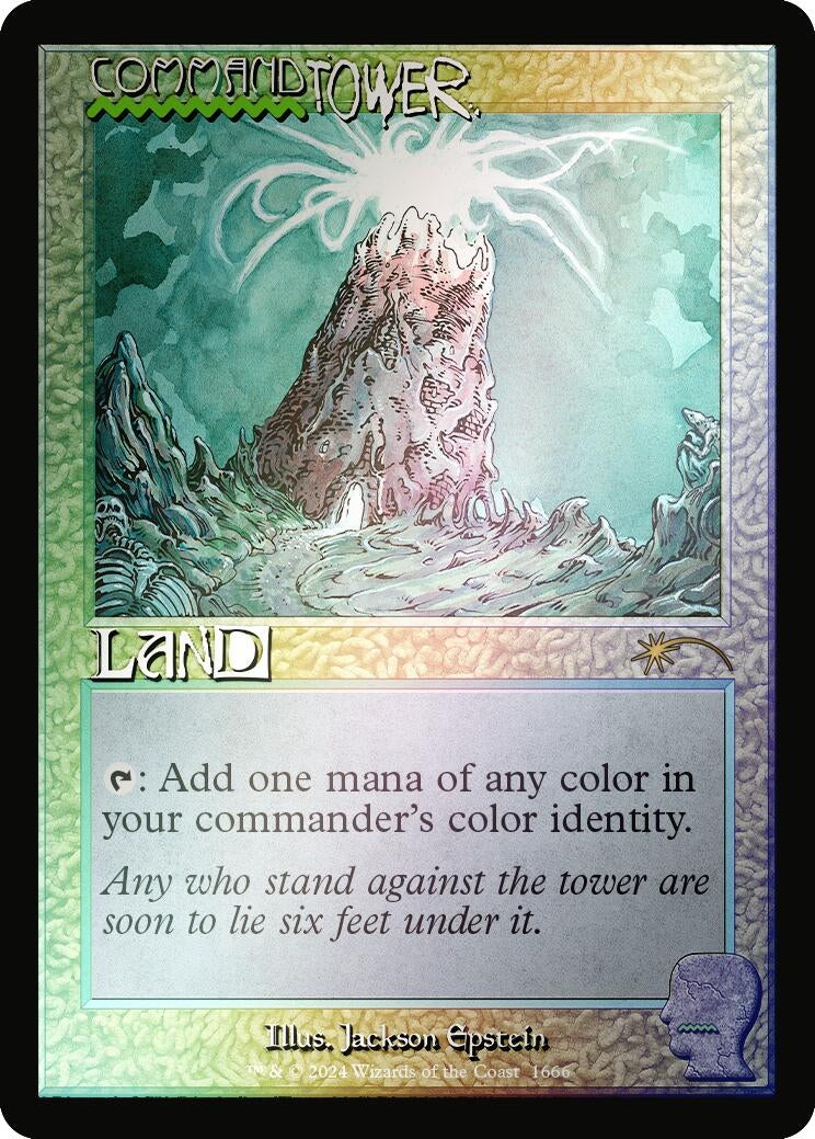Command Tower (1666) (Rainbow Foil) (1666) (Secret Lair Drop Series)
