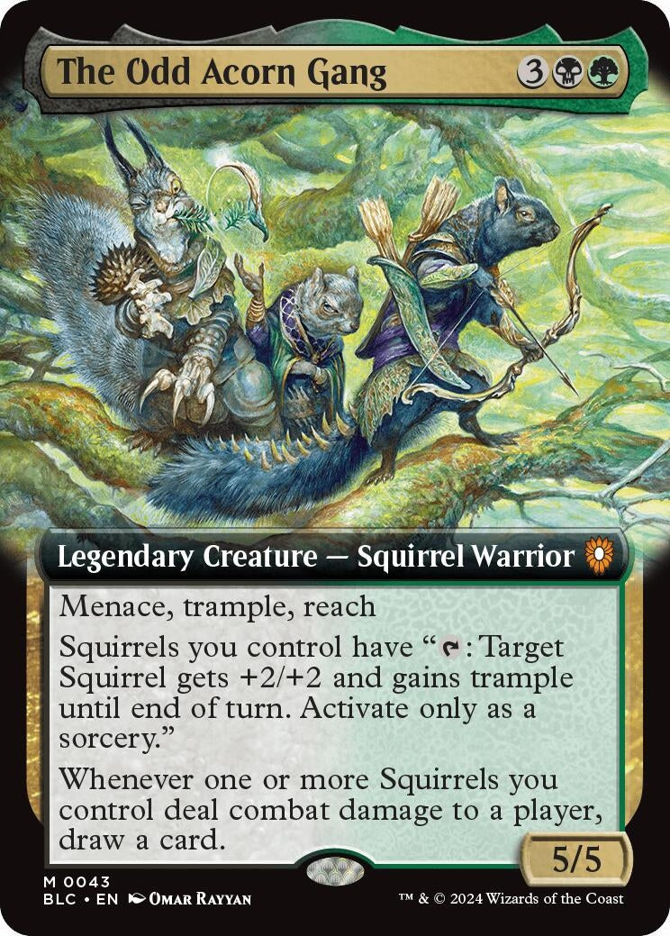 The Odd Acorn Gang (Extended Art) (43) (Commander: Bloomburrow)